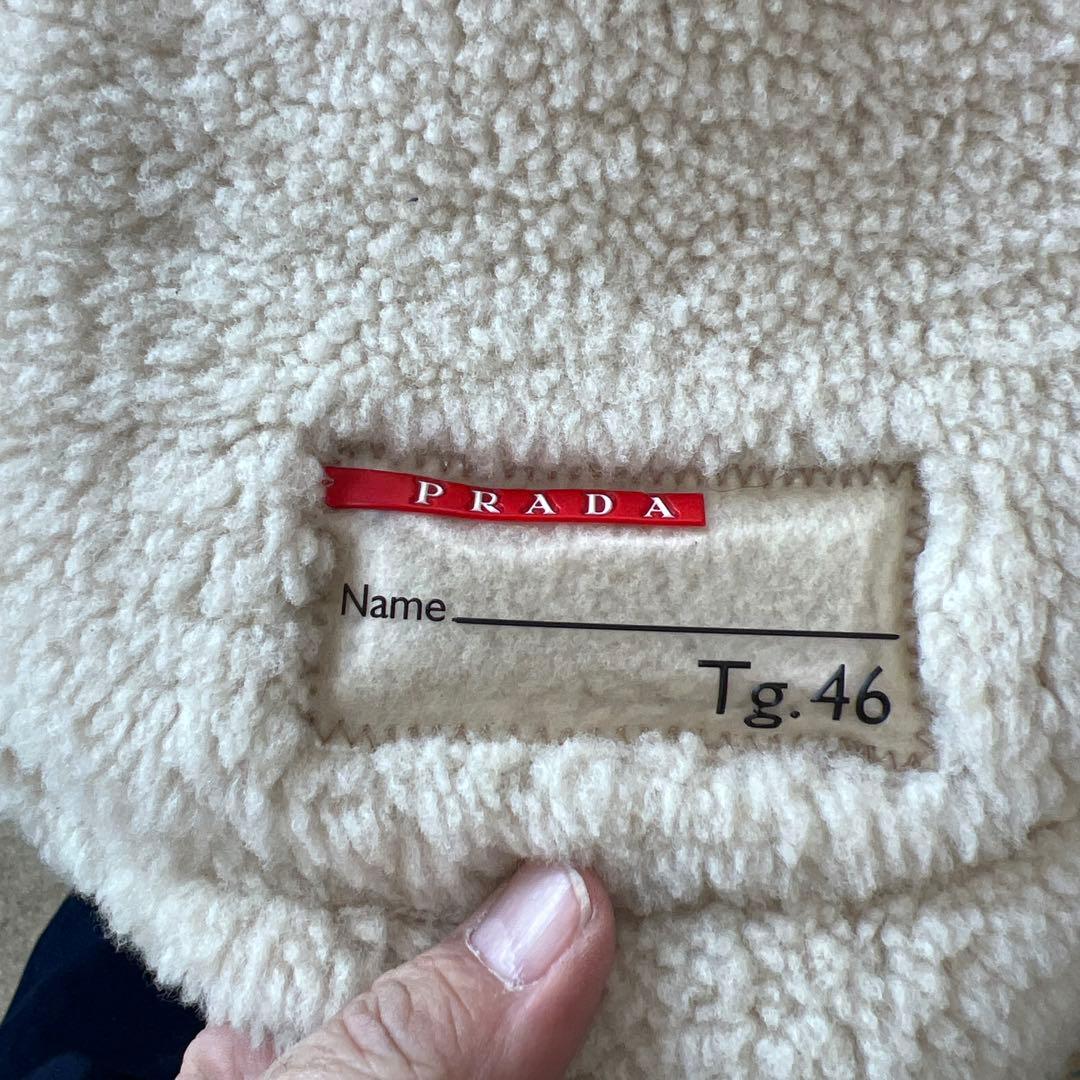 チ*ン様 丸の内店購入PRADA最高級ムートンライダース46サイズ - メルカリ