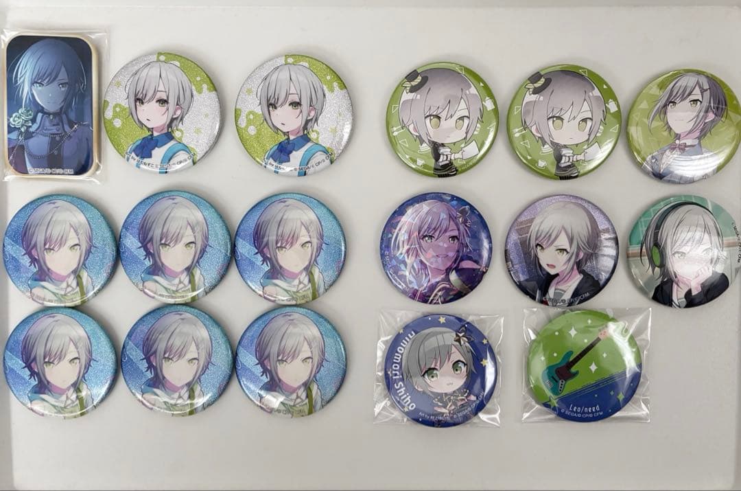 プロセカ 日野森志歩 まとめ売り アクスタ ぴくりあ 缶バッジ グリ缶 10a