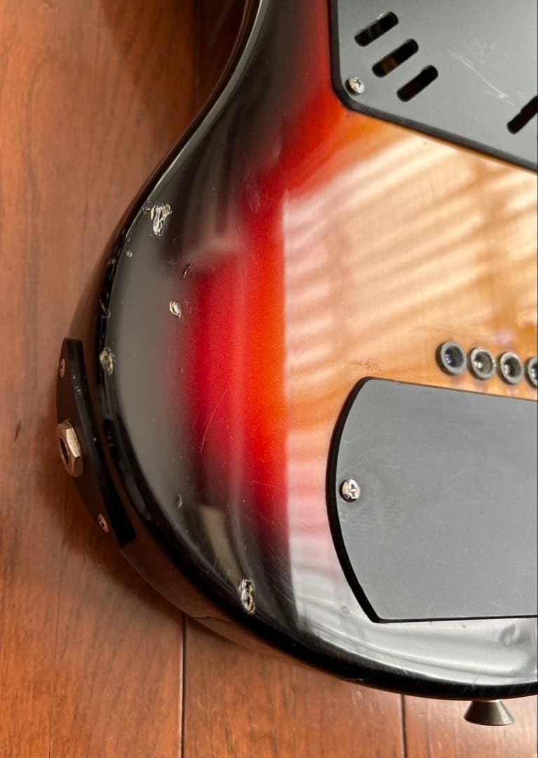 マリンライダー整備済コーラス付アンプ内蔵エレキギターミディアム