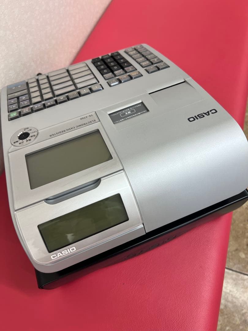CASIO TE-2700 レジスター シルバー - メルカリ