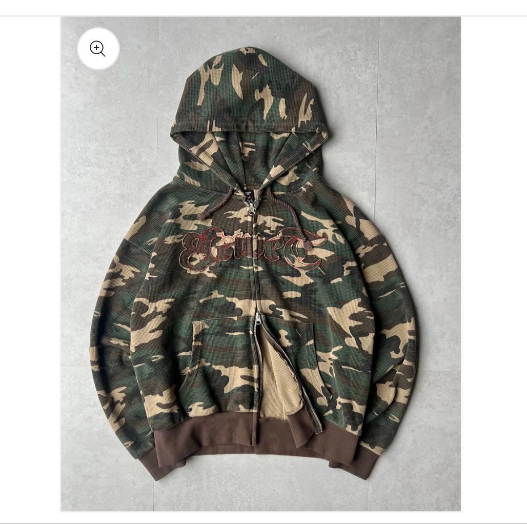 完売品】BELVET 迷彩ジップパーカー カモ柄 円堂守 - メルカリ