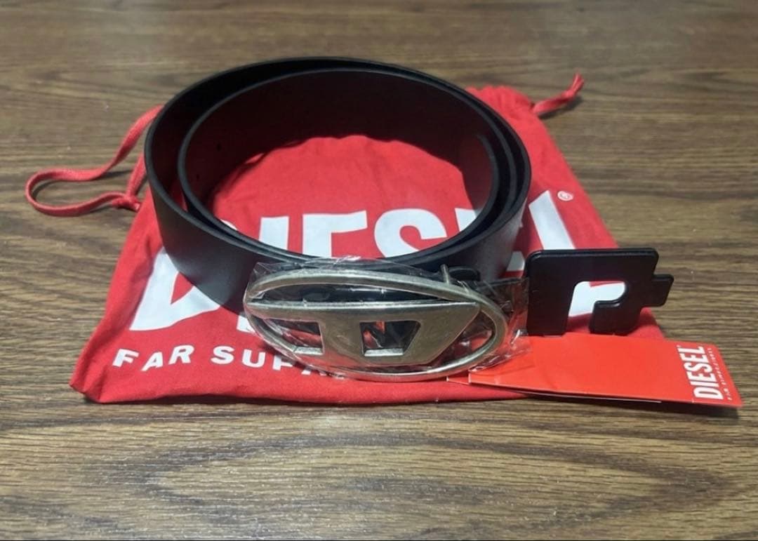 DIESEL ブラック ベルト PR666 値下げ可 - メルカリ