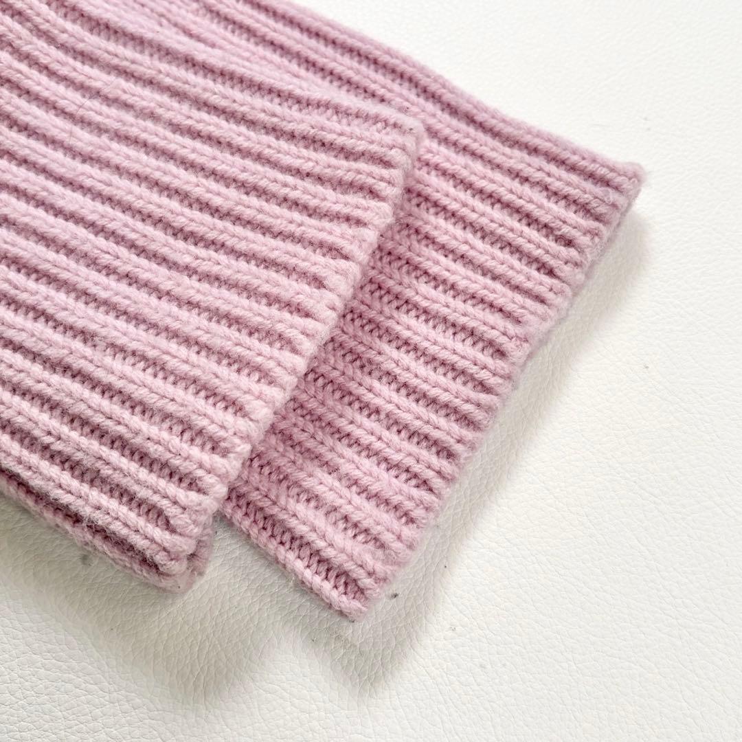 GALERIE VIE】 ファインウール タートルネック ニット ピンク - メルカリ