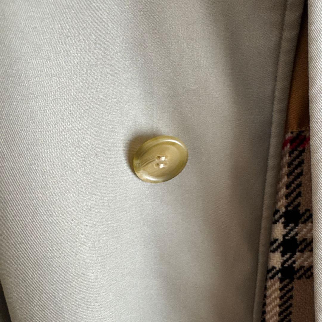 Burberry's ステンカラーコート オリーブグリーン 年代物 - メルカリ