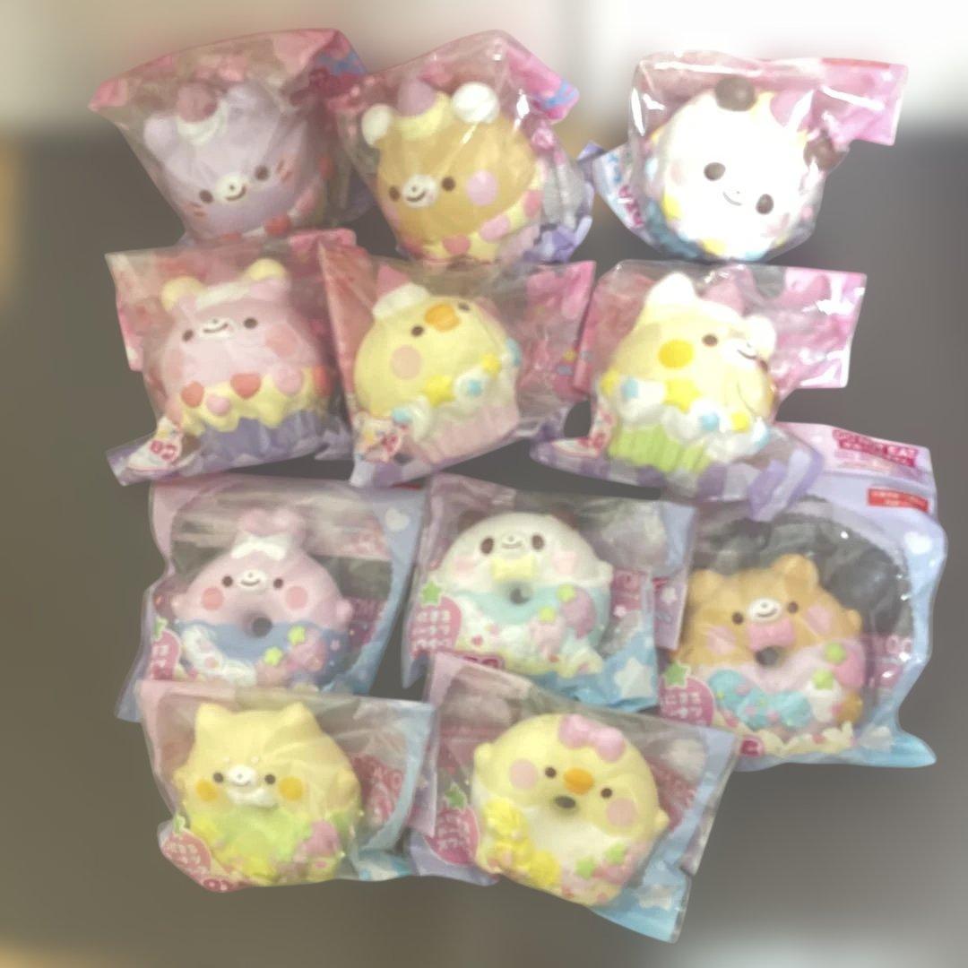 アニマルドーナツBIGスクイーズ11個セット 楽天市場】スクイーズ もっちりリアル ドーナツ スクイーズ【選べる