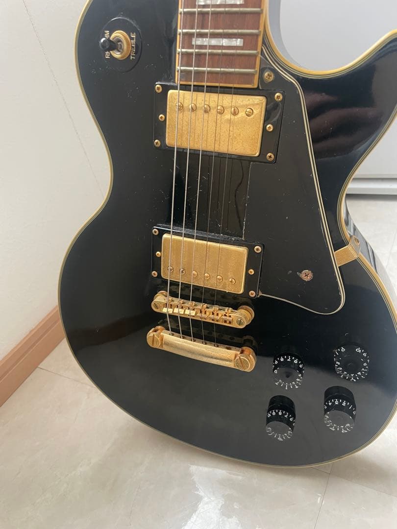 Fシリアル Epiphone レスポールカスタム ブラック