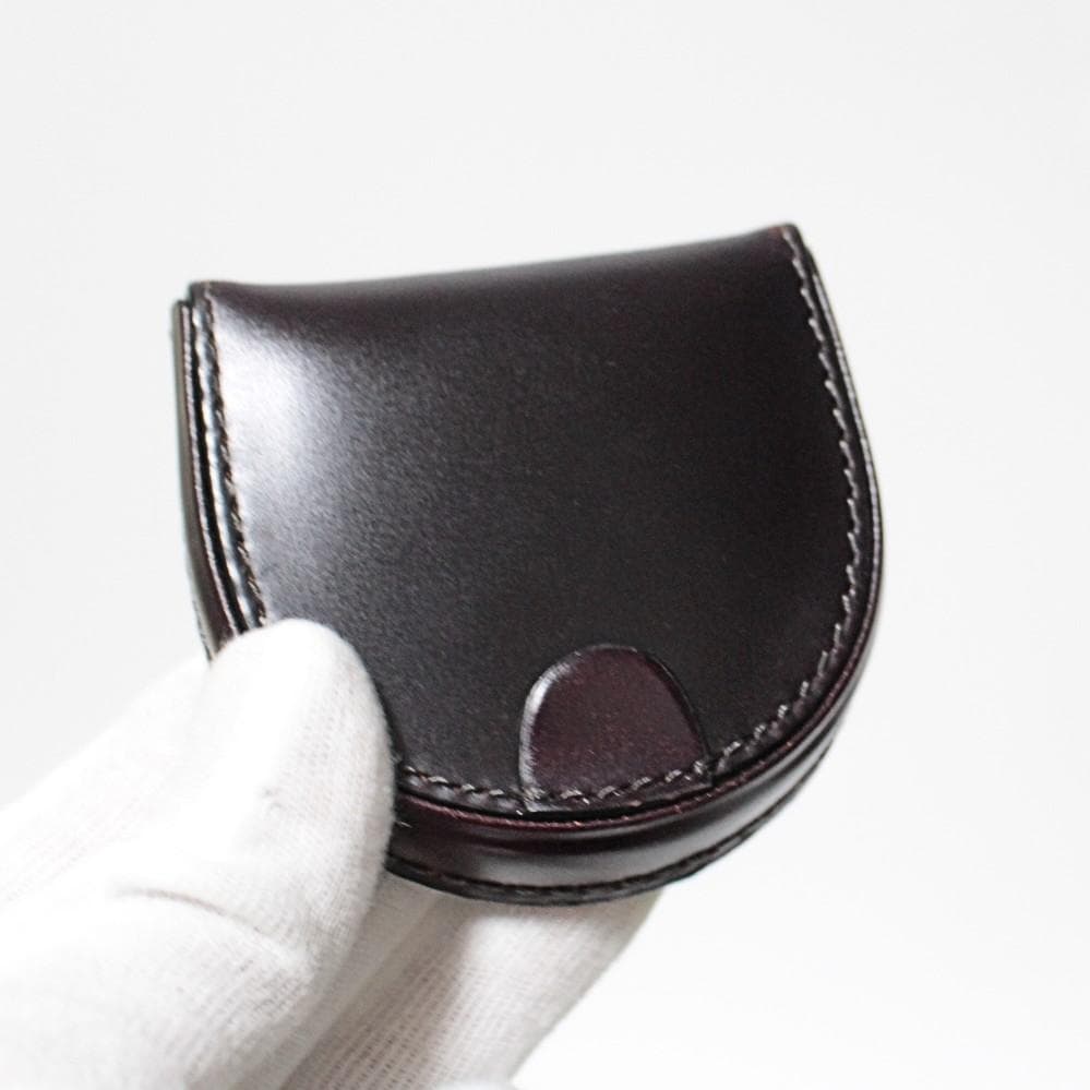 新品 ポールスミス コードバン コインケース 小銭入れ 馬蹄型 濃茶