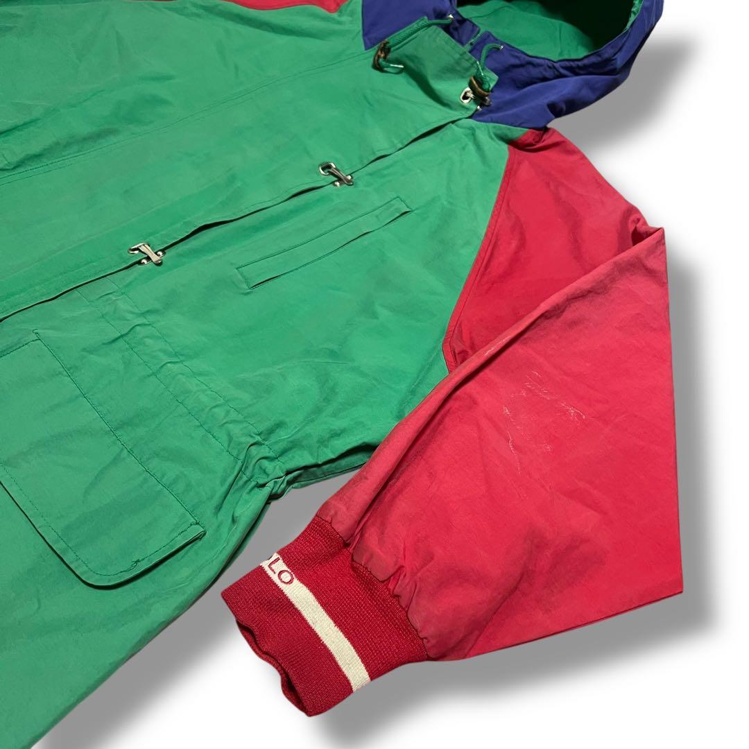 90s ポロラルフローレン マウンテンパーカー クレイジーパターン