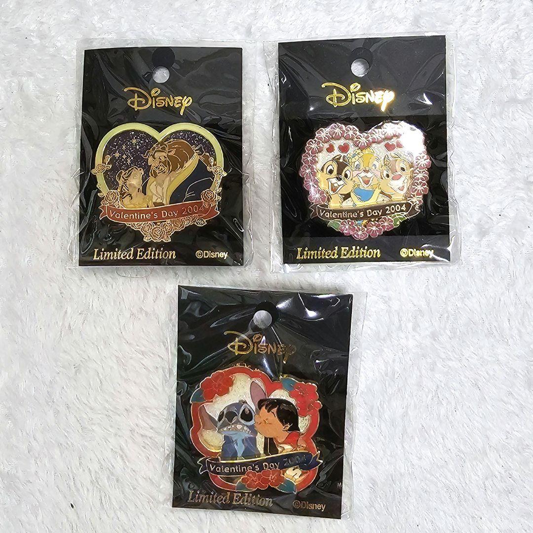 Disney 2004 バレンタインデー 限定ピンバッジ - メルカリ