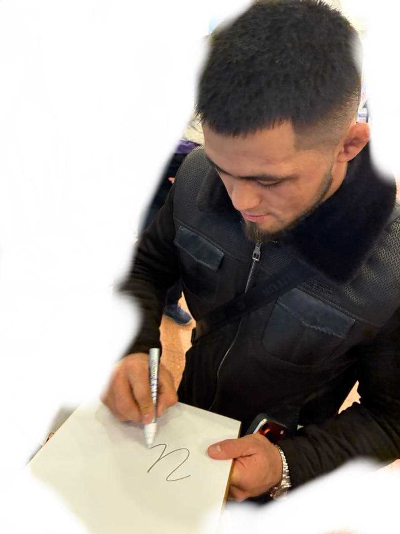 RIZIN ラジャブアリ・シェイドゥラエフ 直筆サイン色紙 銀ペンver