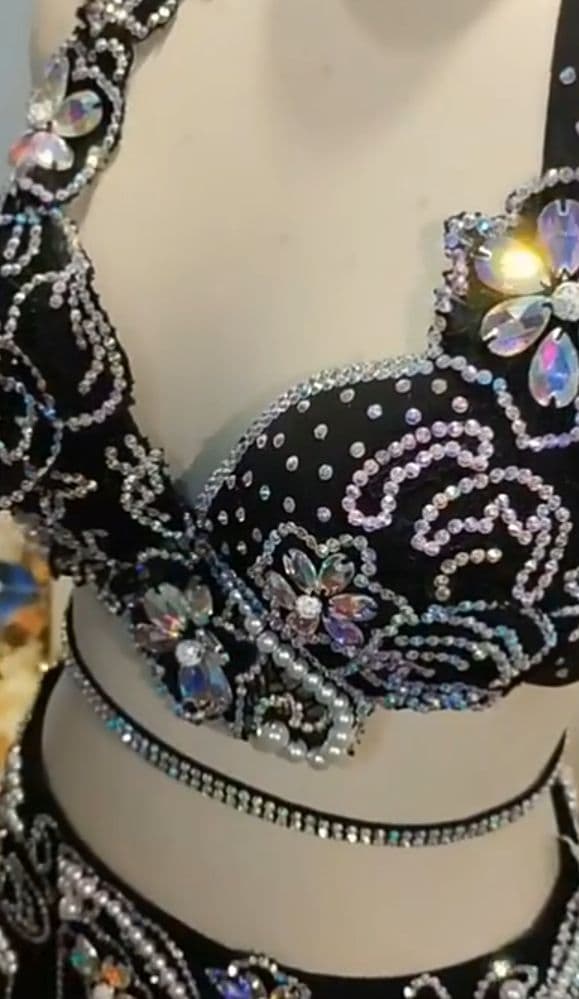 セール ベリーダンス衣装 上下セット ブラ スカート オーダーメイド