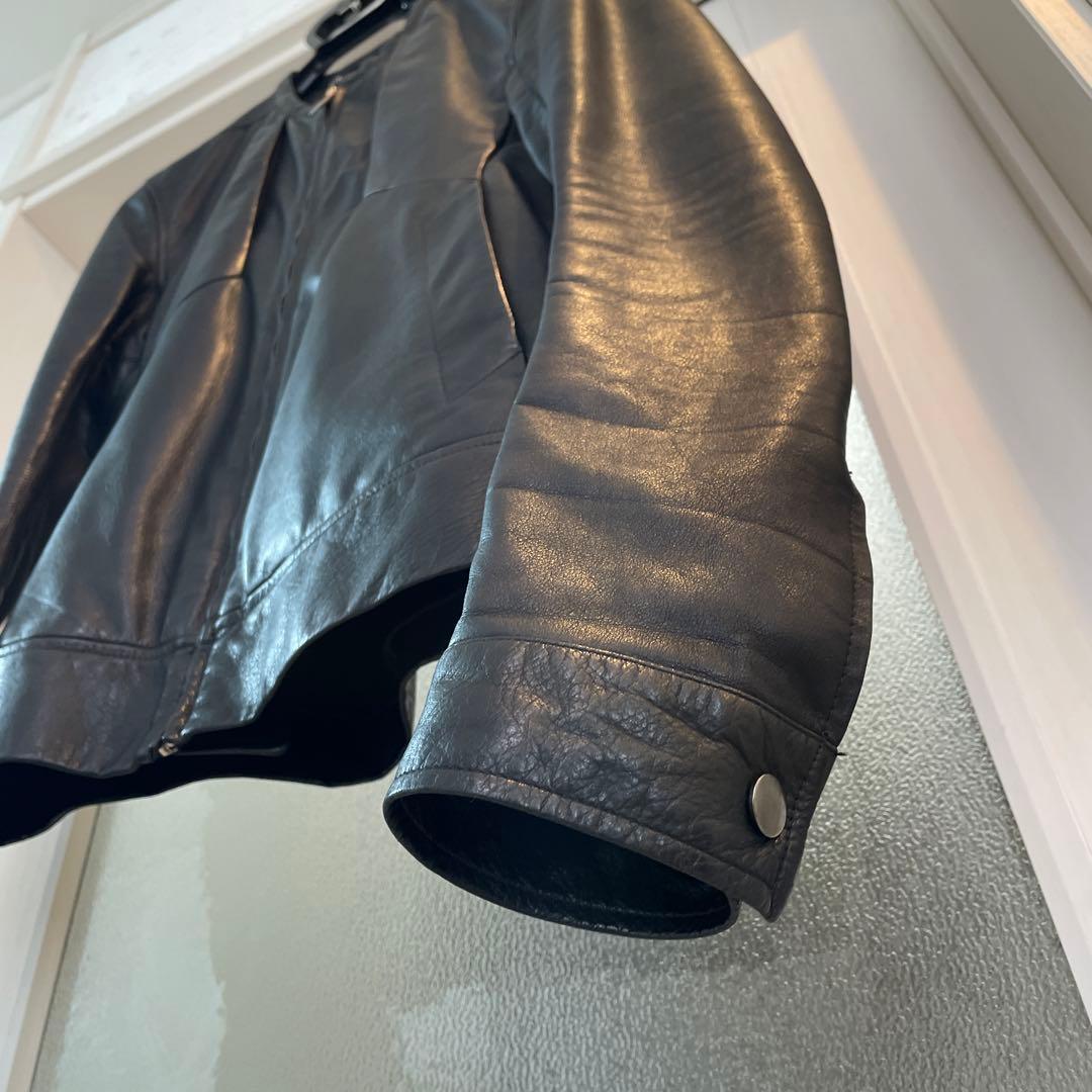 ゴックス様専用】Rick Owens レザーライダース インターシャ 正規品