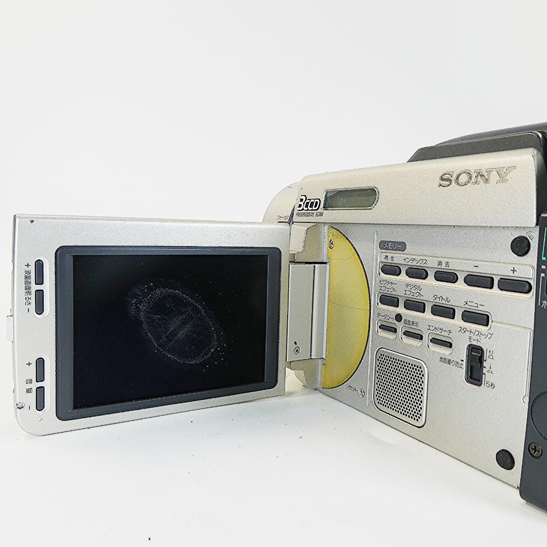 ソニーDCR-TRV900動作良好 MiniDVビデオカメラDVDダビングに最適