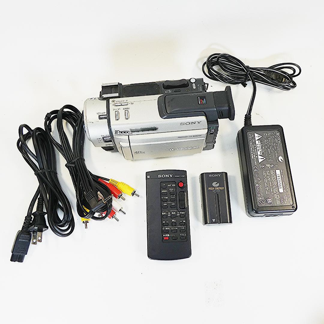 ソニーDCR-TRV900動作良好 MiniDVビデオカメラDVDダビングに最適