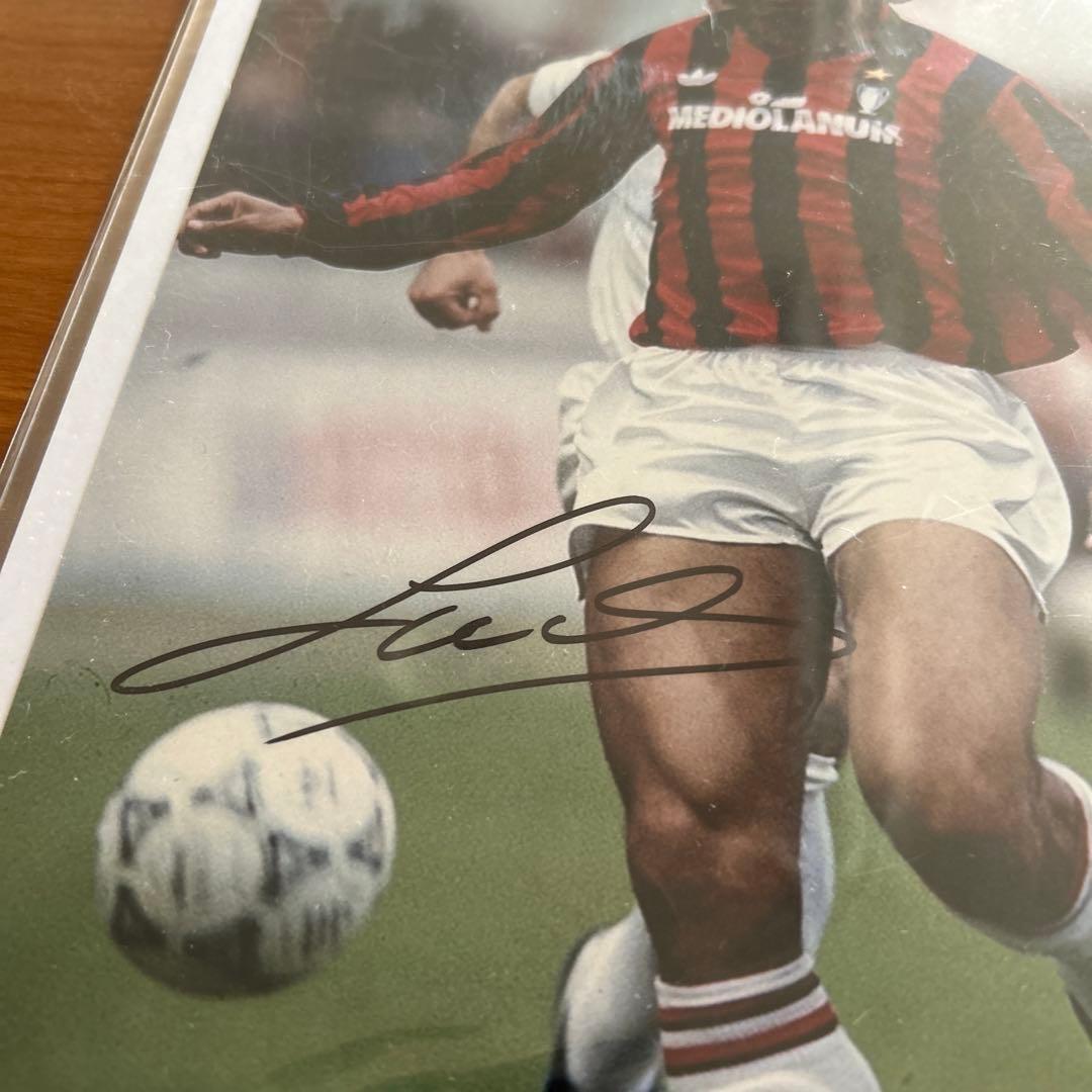 元オランダ代表 ACミラン ルート・フリット 直筆サイン入りフォト