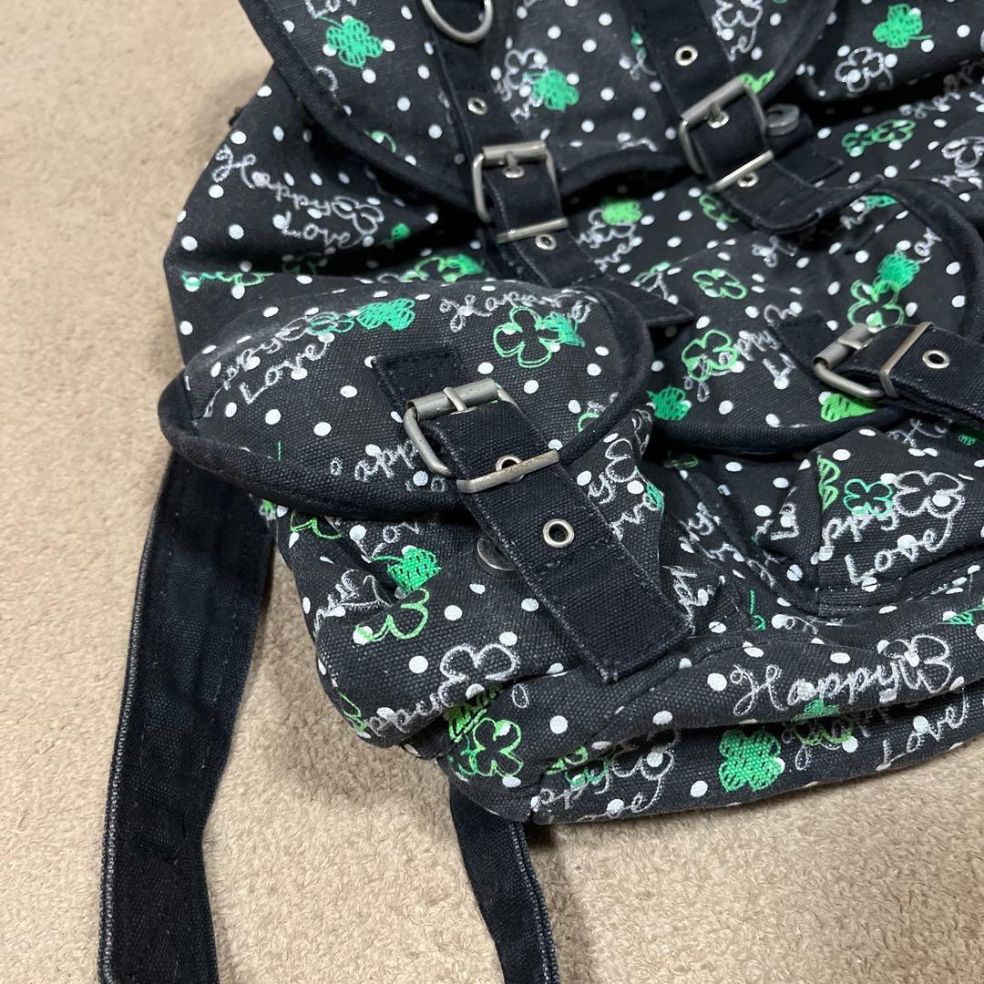 クローバードットリュック Y2K 平成レトロ 平成女児 リュック バック