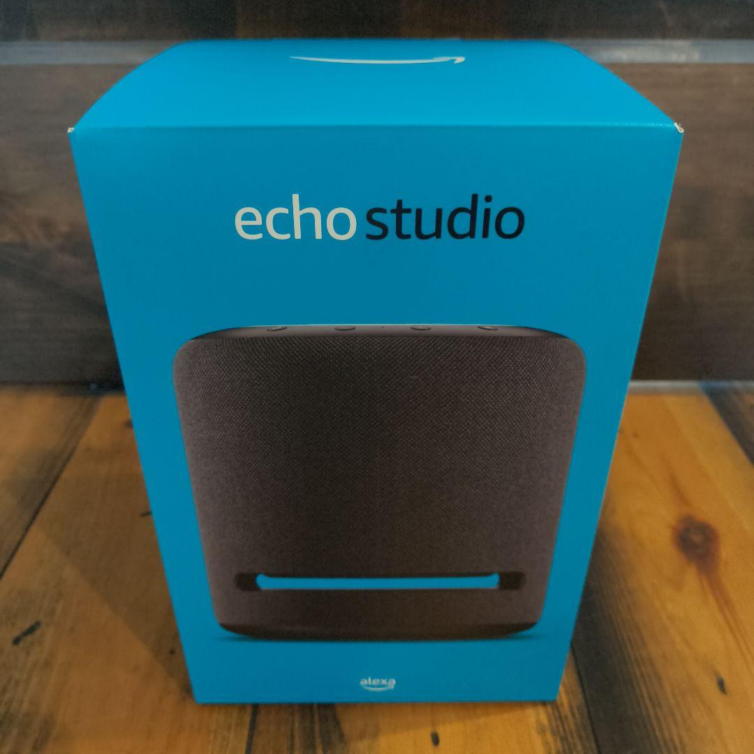 新品・未開封 Amazon Echo Studio スピーカー ブラック Amazon（アマゾン） Amazon Echo Studio (エコースタジオ) 2025年発売