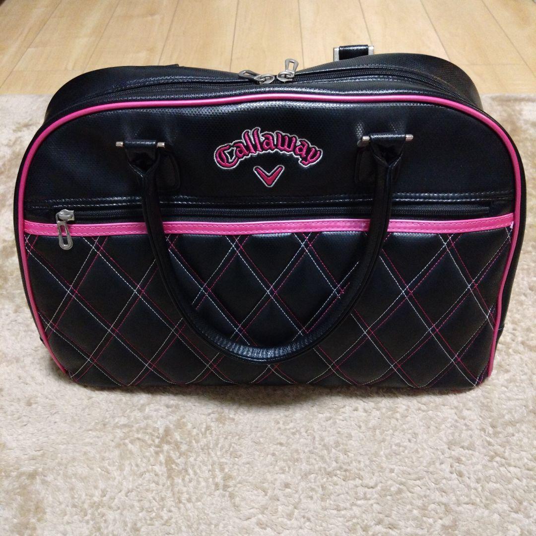 Callaway ゴルフバッグ 黒/ピンク キルティングデザイン - メルカリ