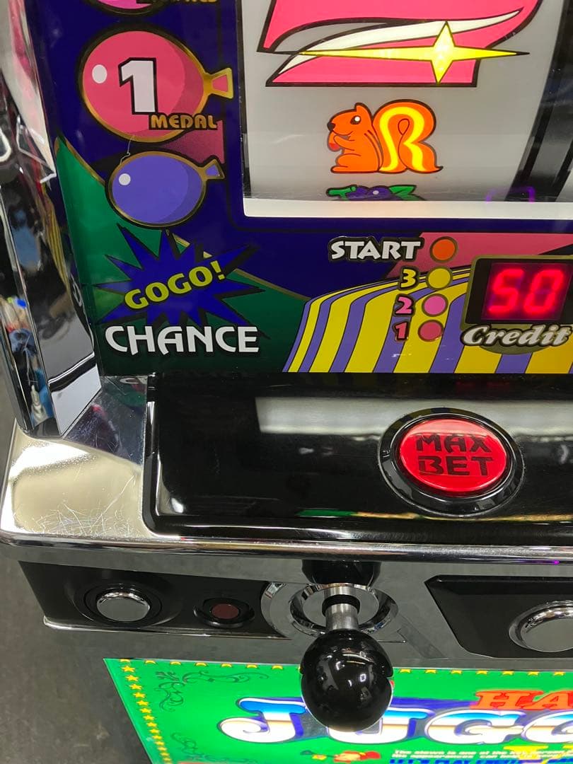 パチスロ実機 6号機 Ｓ ハッピージャグラーＶⅢ 不要機付 ⭕️送料無料⭕️