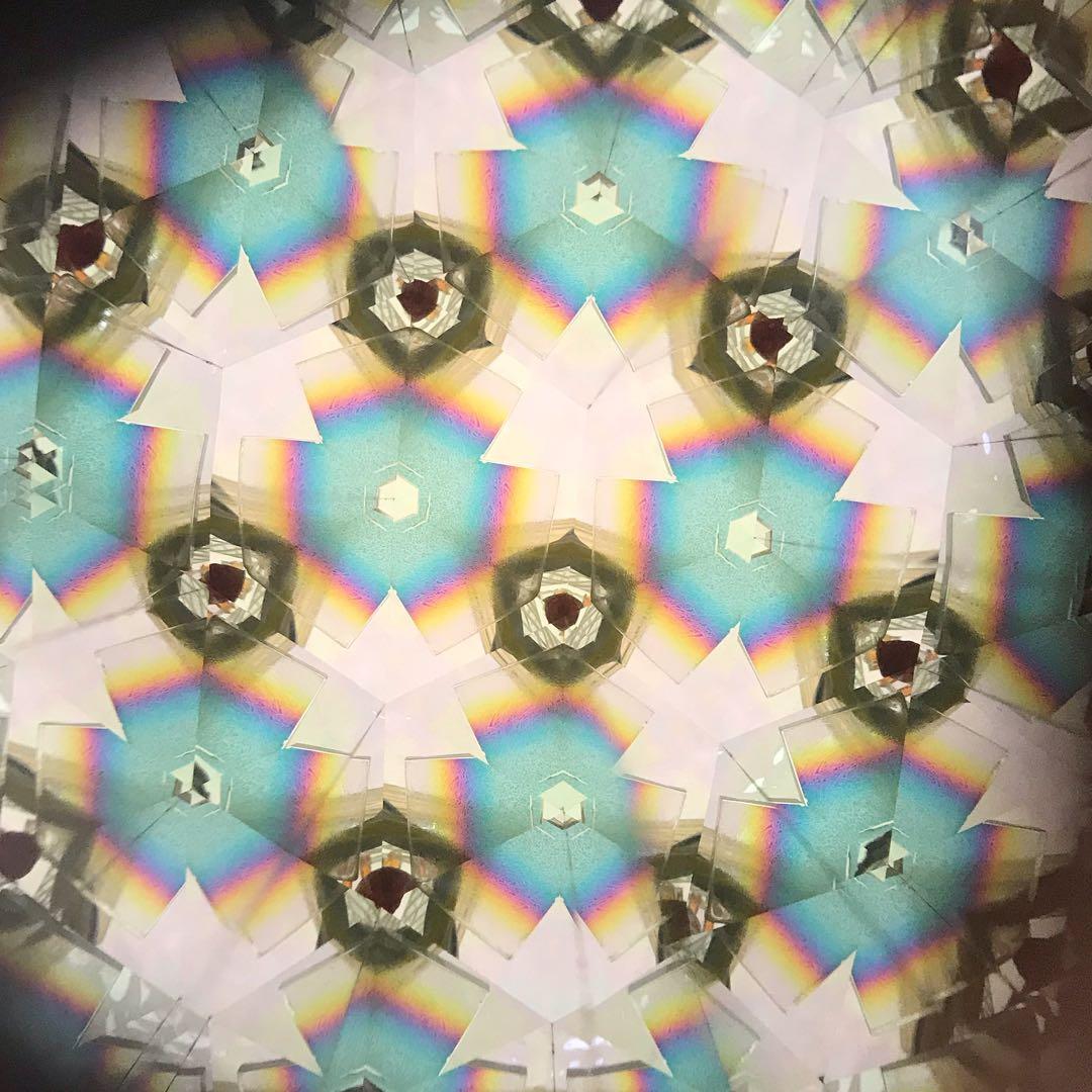 吉田真さん作 陶器の万華鏡(水引)