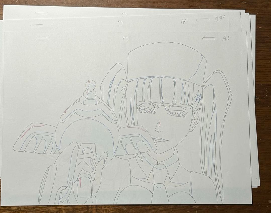 BLEACH セル画　リルカ　アニメ　直筆レイアウト