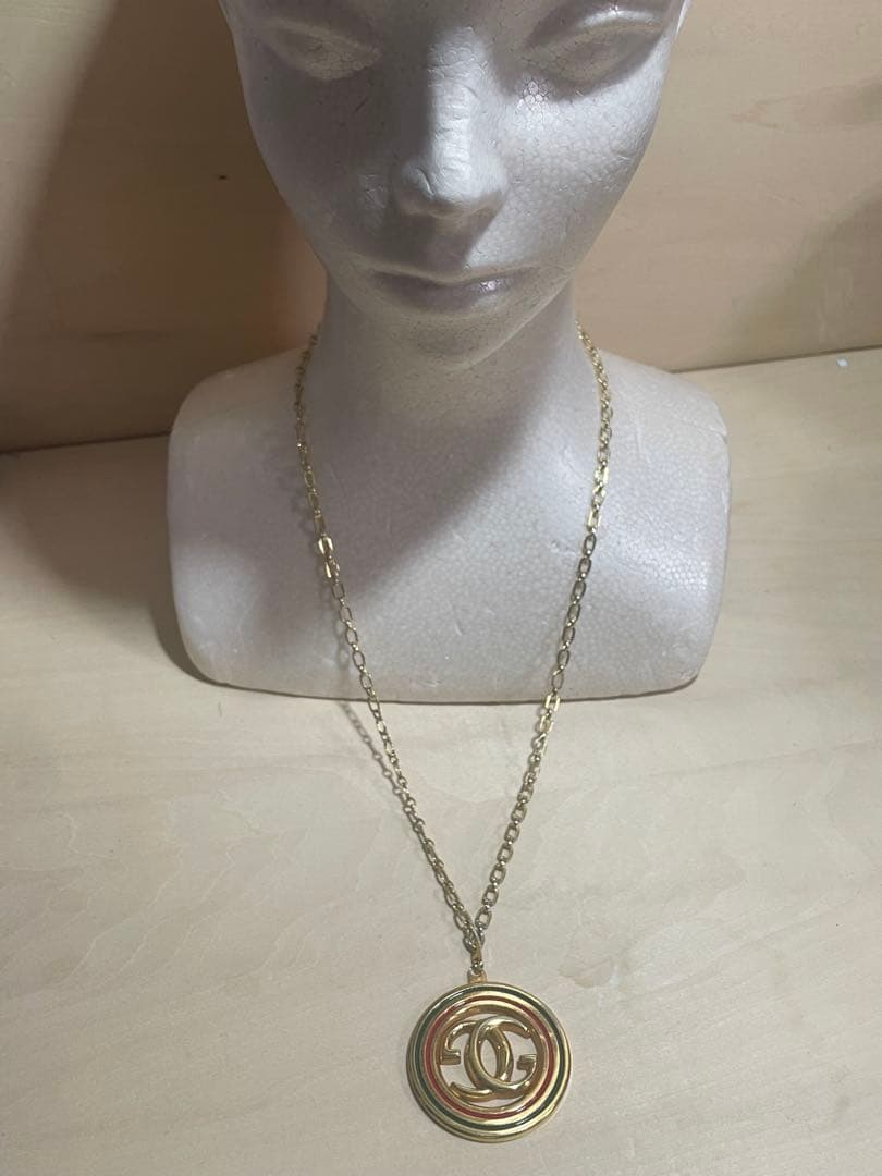 GUCCI グッチ ヴィンテージ シェリーライン Gロゴ ネックレス - メルカリ