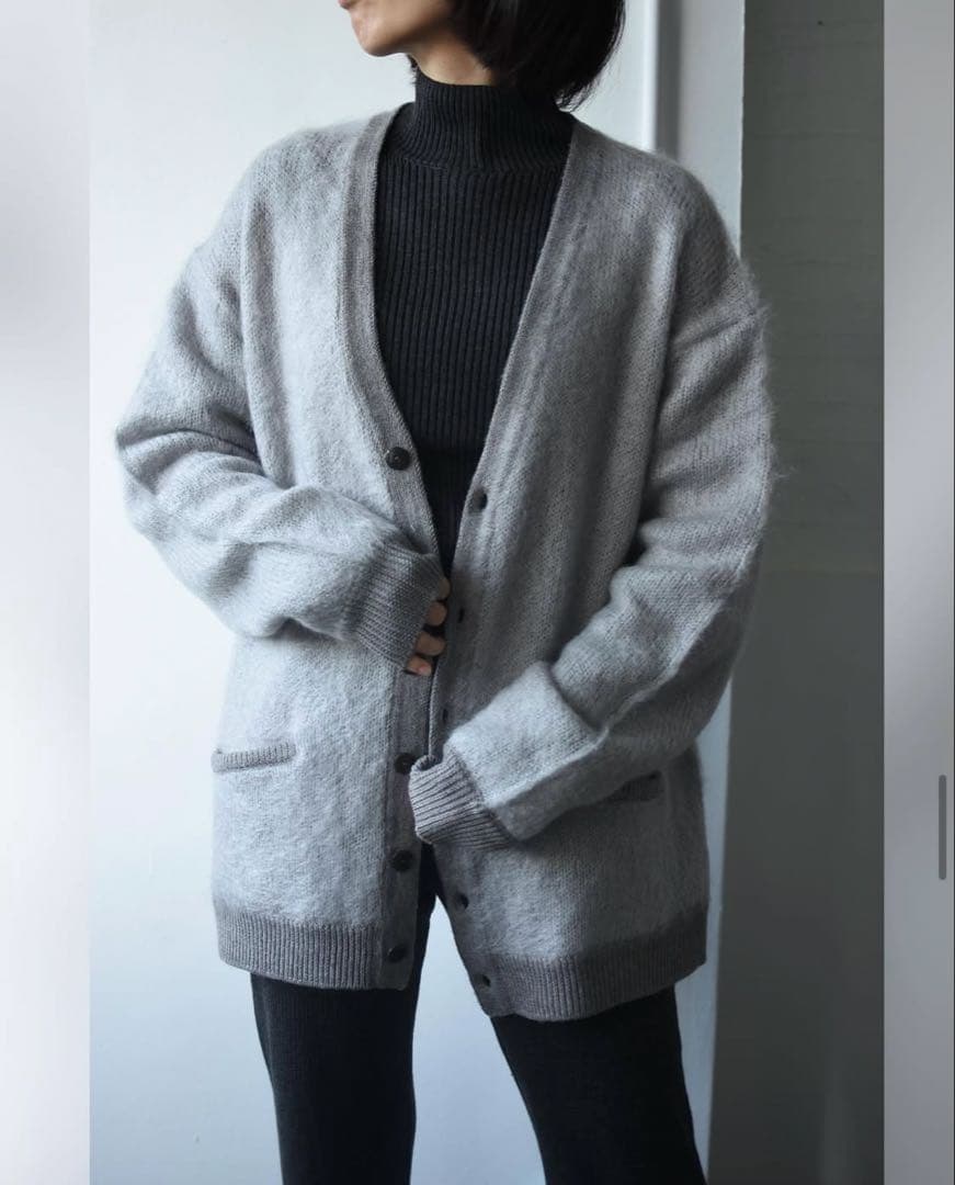 美品 FILL THE BILL モヘア カーディガン ニット定価¥46,200