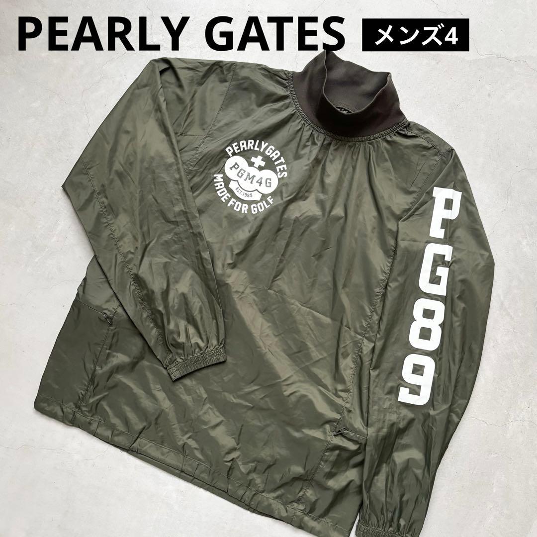 PEARLY GATES パーリーゲイツ 薄手ナイロン インナースニード ロゴ PEARLY GATES（パーリーゲイツ） 【超美品】パーリーゲイツ スニード