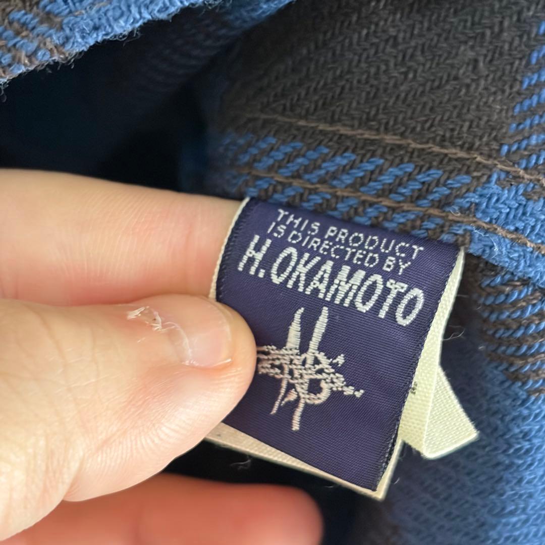 N-801 toys mccoy トイズマッコイ ブロックチェックシャツ ブルー