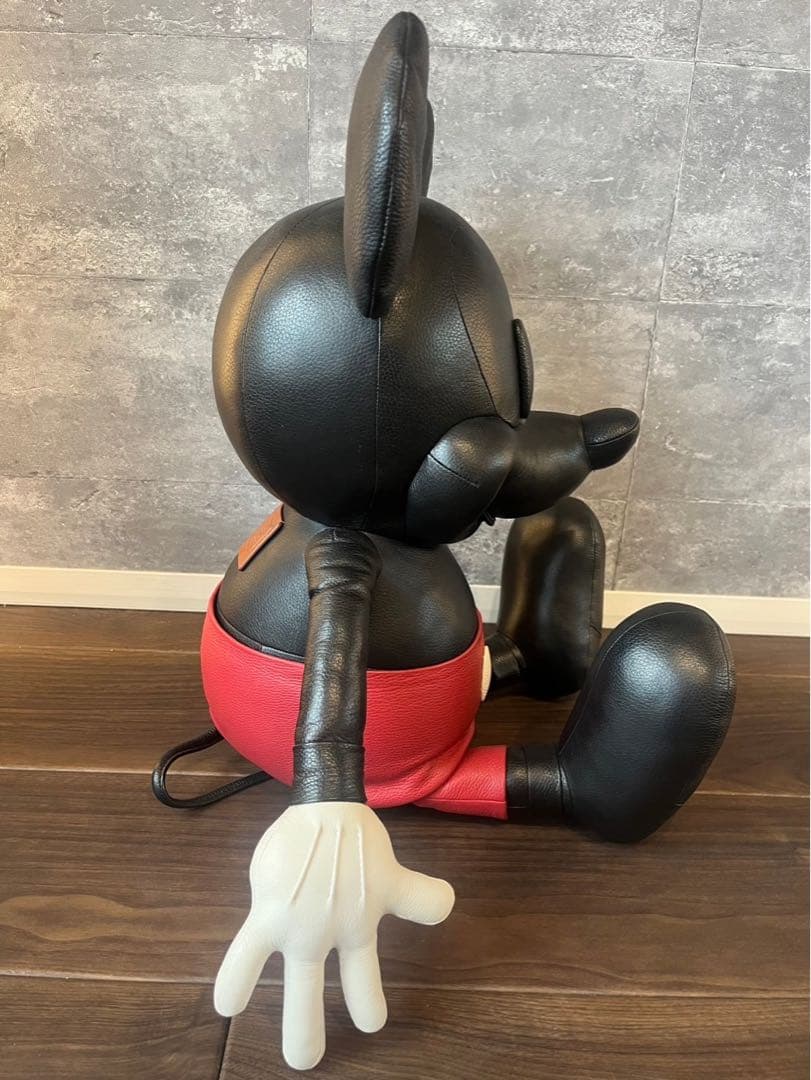 限定品 ディズニー COACH レザードール ミッキーマウス