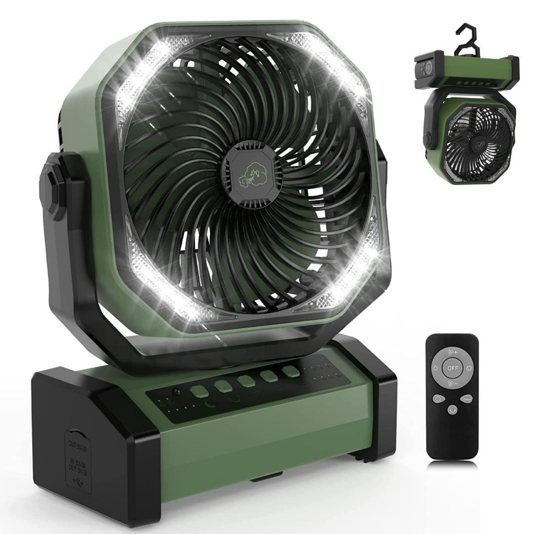 車中泊用扇風機 サーキュレーター コンパクト強力送風
