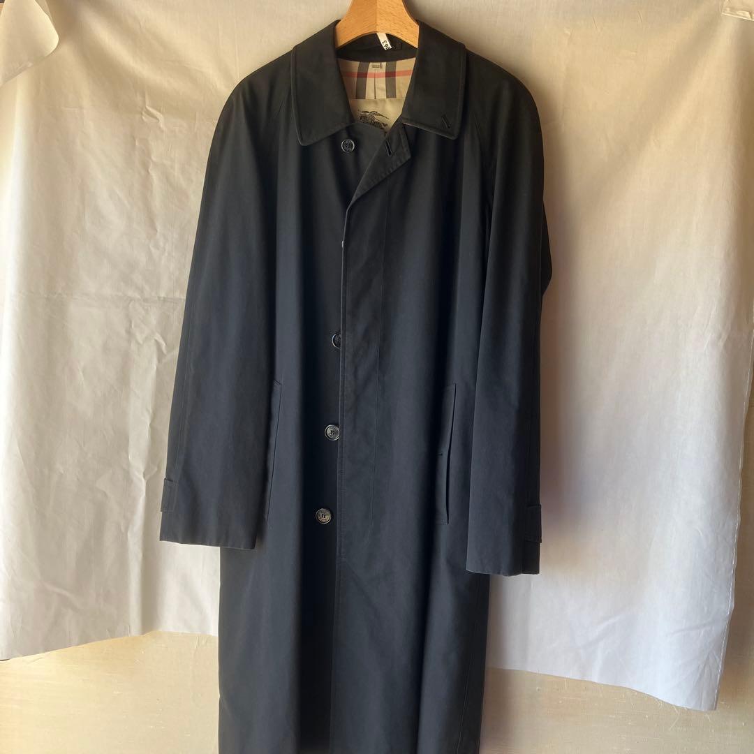 BURBERRY、イングランド製、ステンカラー・コート、サイズ:UK46 Burberry イングランド製 サイズUK34 ステンカラーコート バーバリー