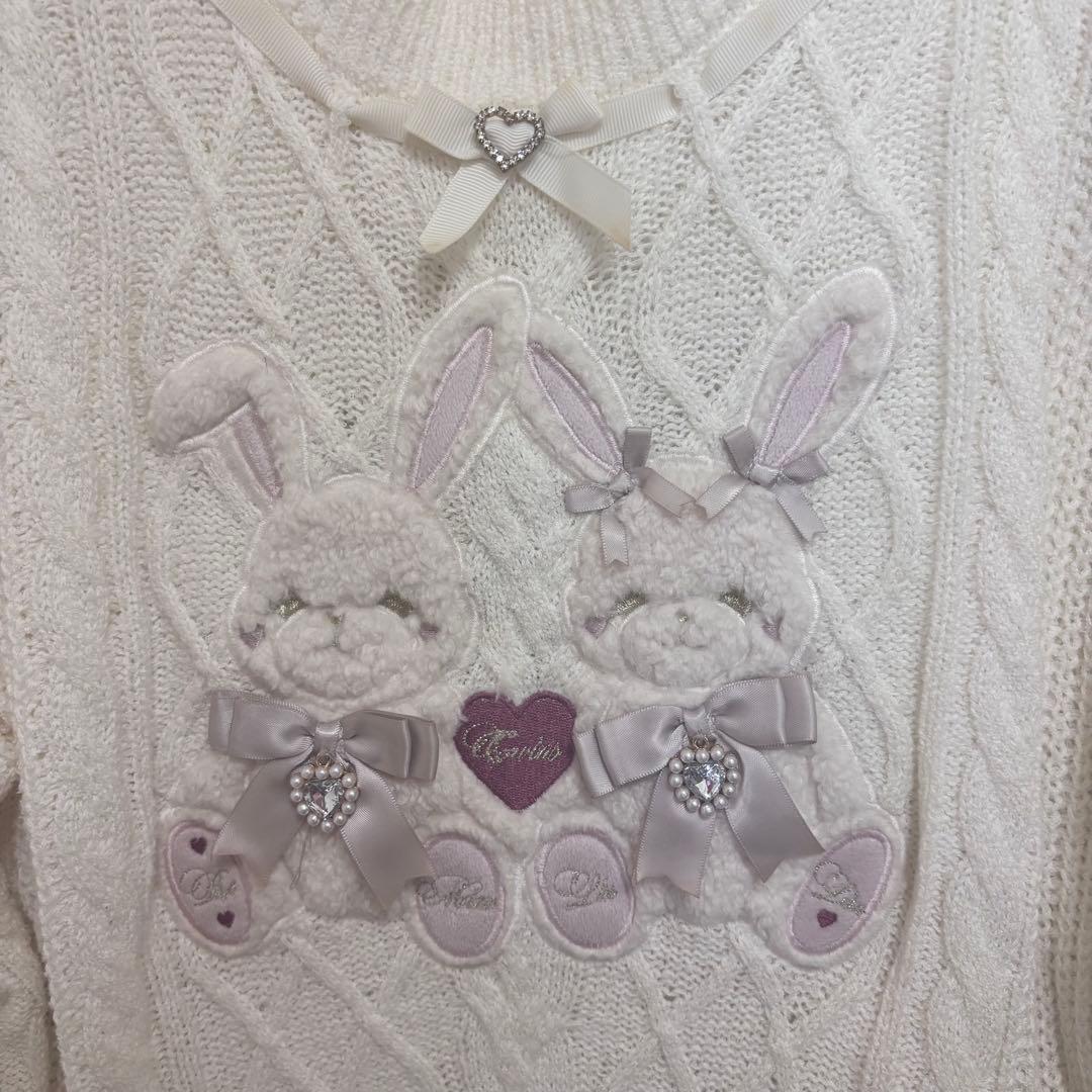 LIZLISA リズリサ Twin Bunniesニットトップス うさぎ - メルカリ