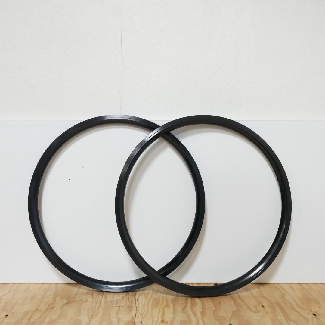 20インチ　406　リム　オールブラック　335g　2本 リムブレーキ対応 自転車 20インチ* 1-3 / 8V /ディスクブレーキ 406フルブラック100v135