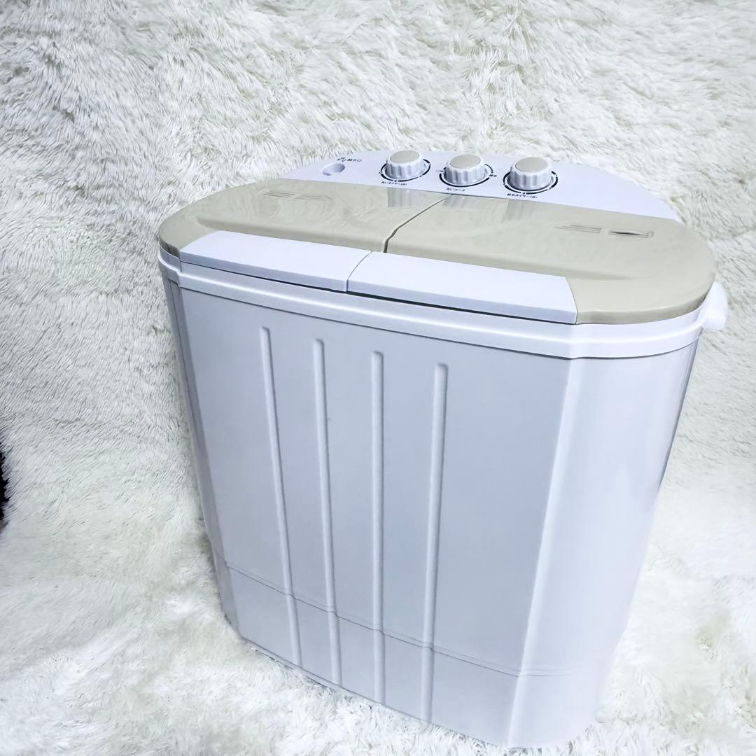 【✨️未使用品】 2025年製 ポータブル二槽式洗濯機　ホワイト 楽天ビック｜日立｜HITACHI 2槽式洗濯機 青空 ホワイト PS-55AS2-W