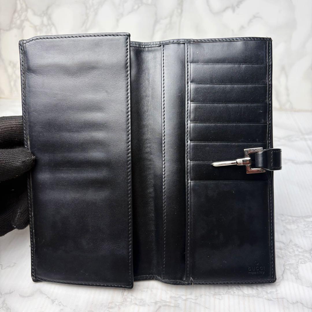 56 GUCCI 長財布 二つ折り財布 ジャッキー GGキャンバス nw8 - メルカリ