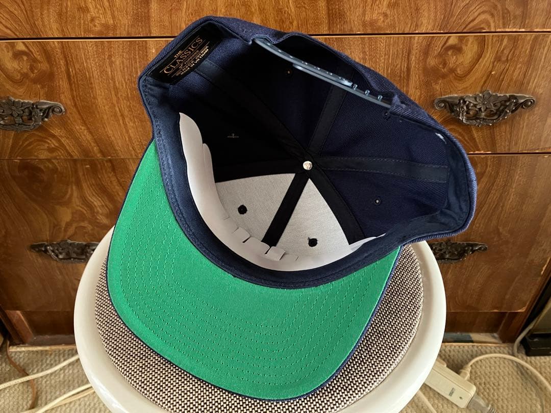 ミュージシャン The BONEZ N-Logo Flat Visor Cap Navy