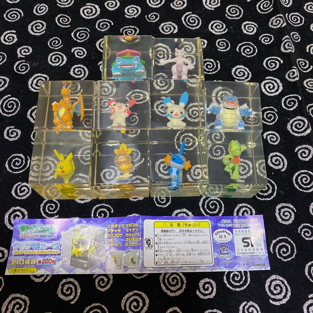美品中古/ショーケース展示品/ポケモン/クリアキューブ/フィギュア
