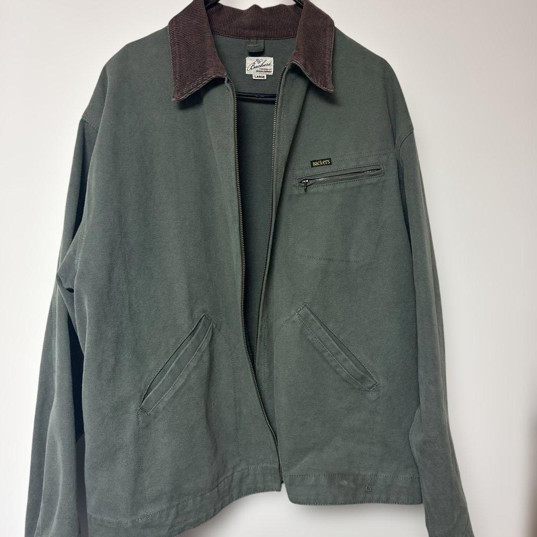 Backers バッカーズ ジャケット オリーブ Lサイズ - メルカリ