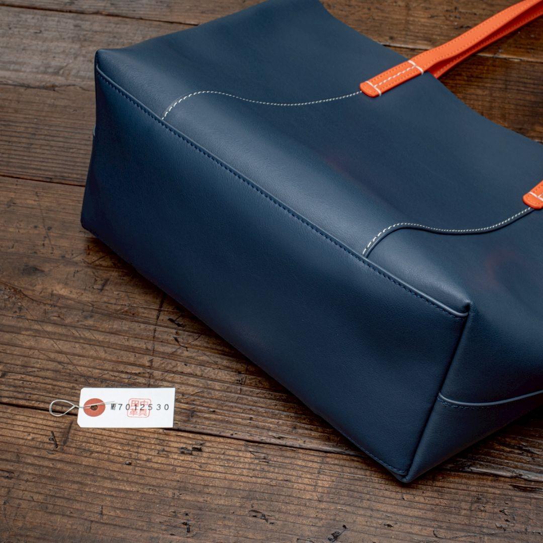 インディゴブルー 本革 イタリアンレザー メンズ 本革 メンズ トート