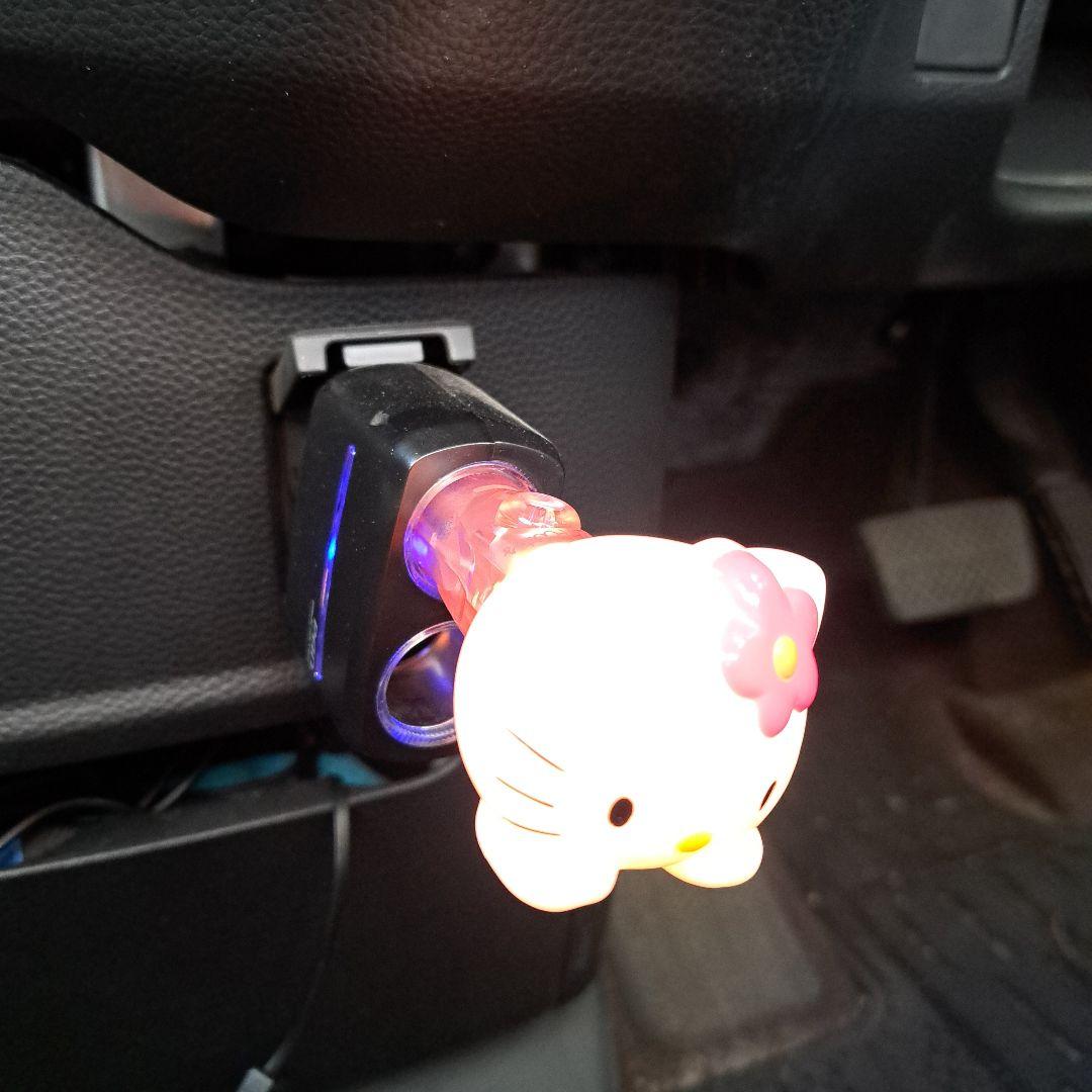 ハローキティ♡ ソケットライト 車用