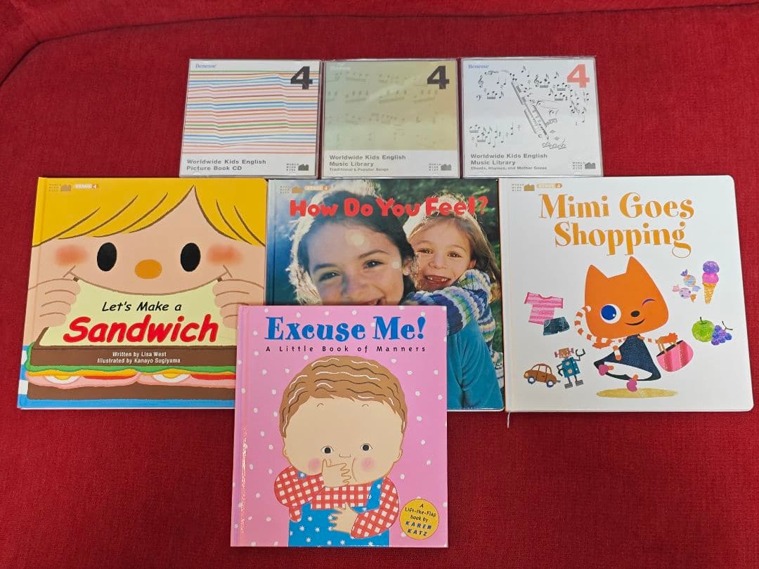 ワールドワイドキッズ 英語絵本とCD、DVDセット(STAGE1〜6) - メルカリ