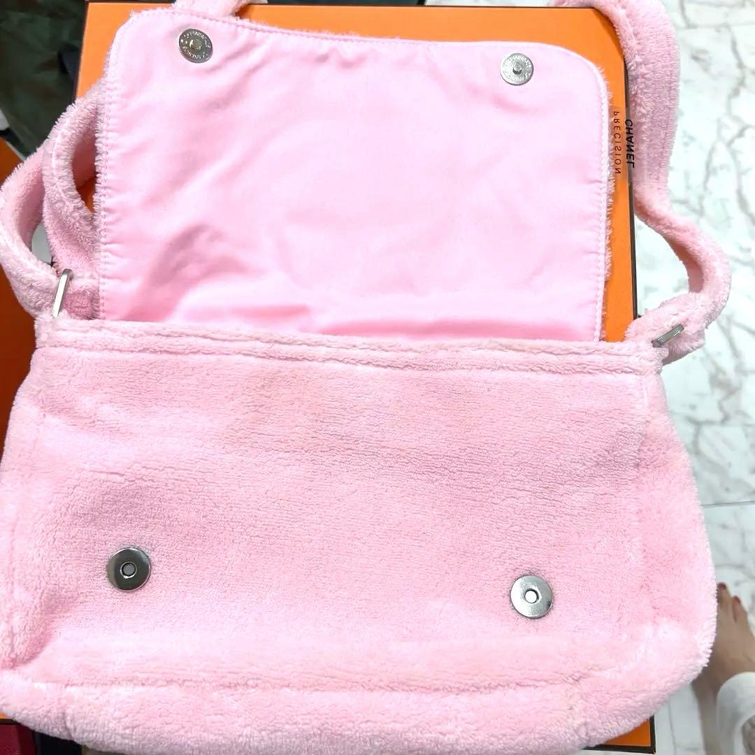 CHANEL ノベルティ パイル素材 ピンク ショルダーバッグ 激レア - メルカリ