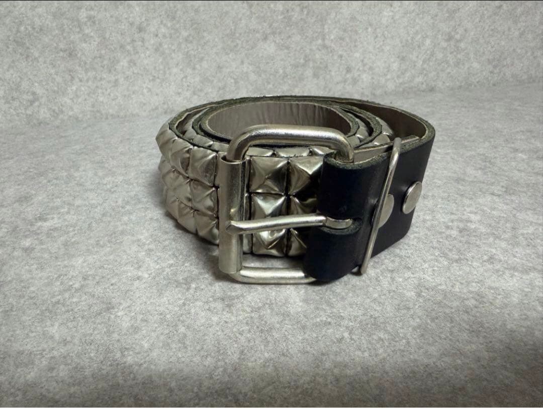 ベルト Wendy's ウェンディーズ ピラミッドスタッズベルト 全長115cm