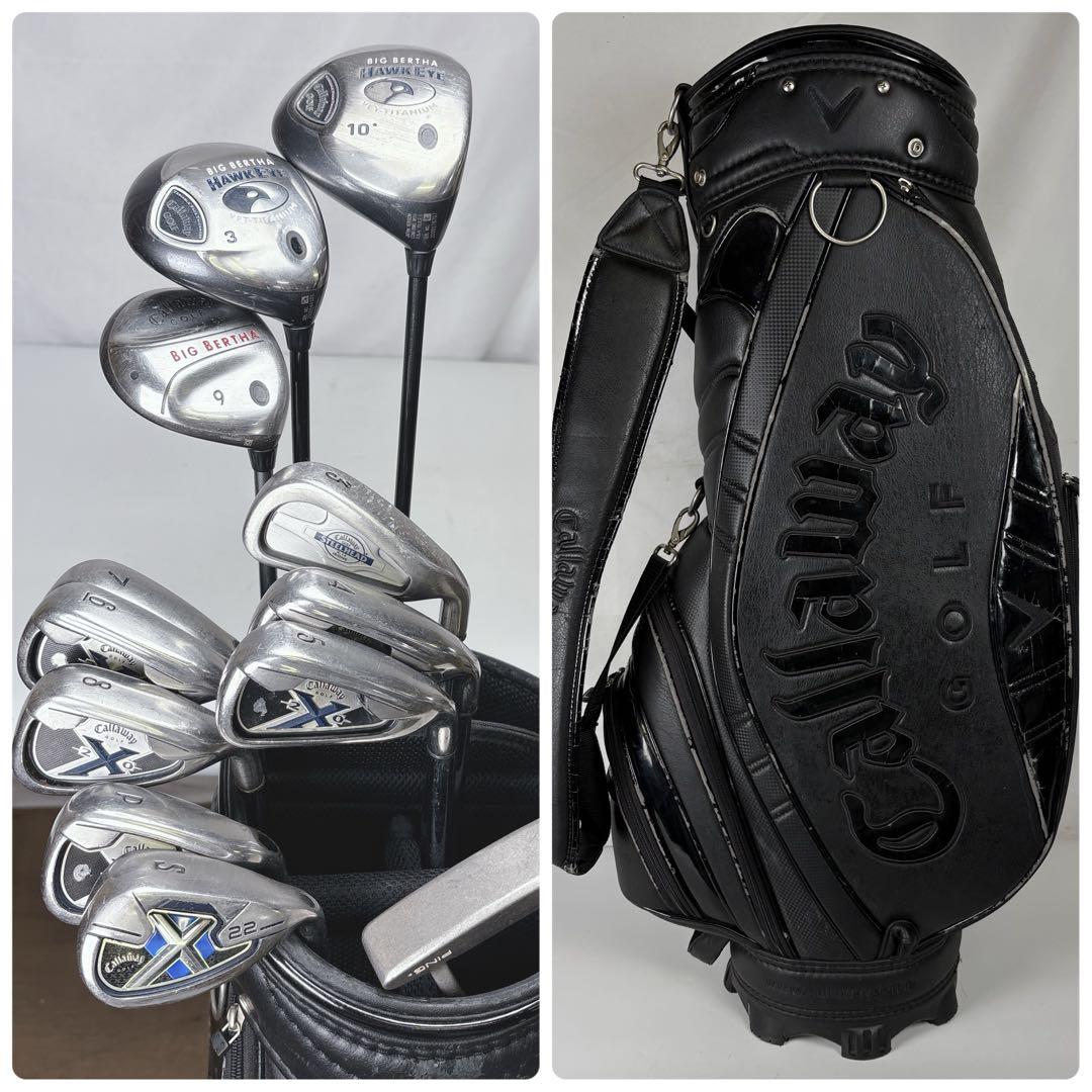 【激安‼️】男性右利き キャロウェイ ゴルフクラブセット キャディバッグ付 Callaway（キャロウェイ） X HOT メンズゴルフセット キャディバッグ