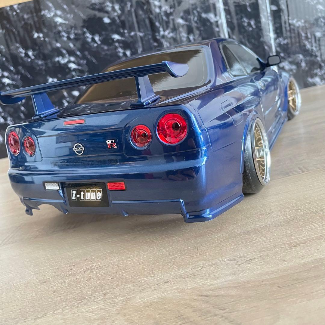 タミヤ 日産 スカイラインgt-r r34 1/10 ラジコンボディ yd-2 - メルカリ