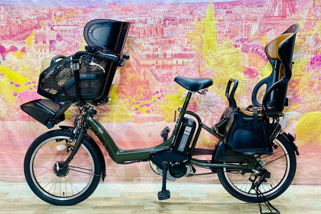 K3054 電動自転車ヤマハ パスキス 子供乗せ20インチ 送料無料 YAMAHA ヤマハ 電動自転車 PAS Kiss 2025年モデル 20インチ PA20KS