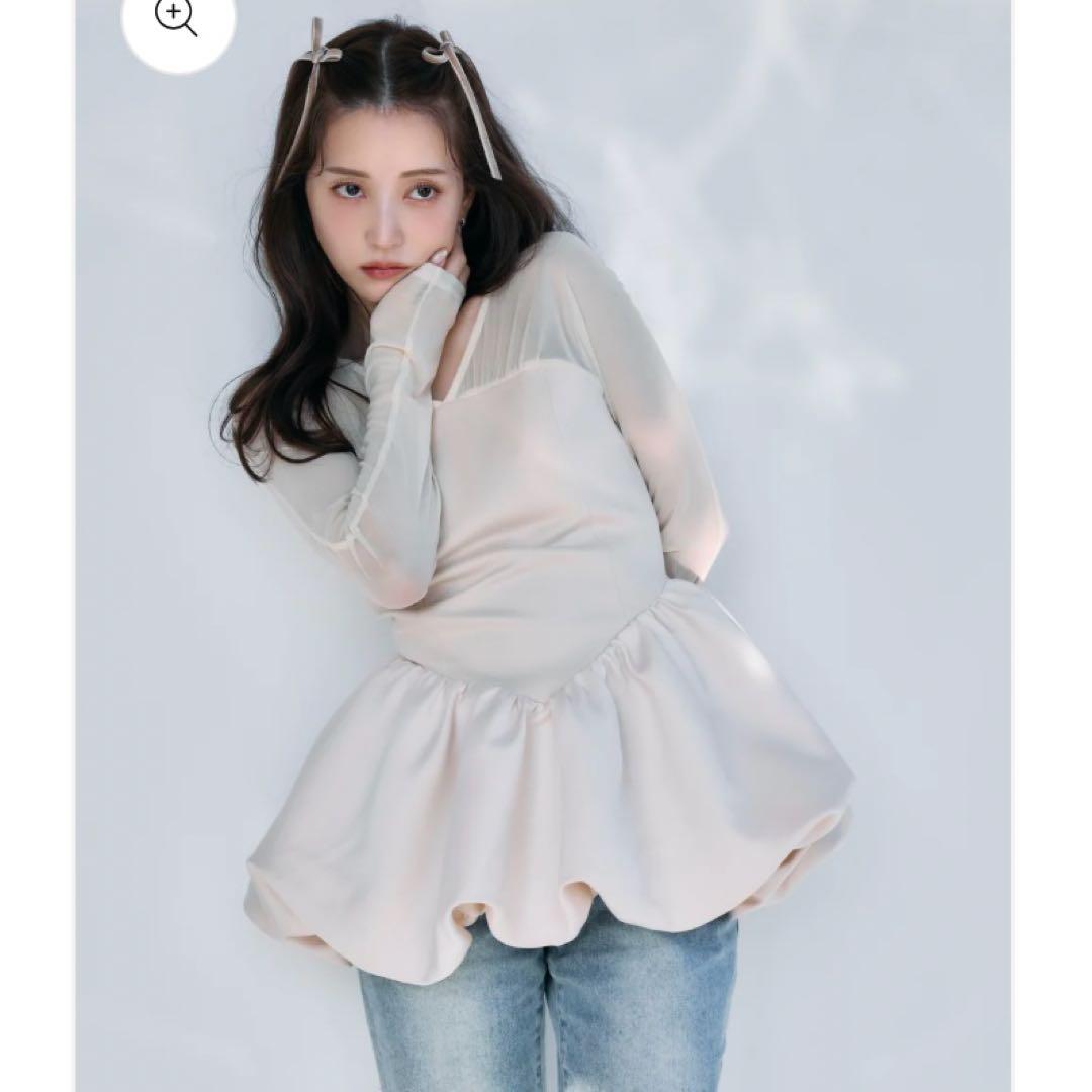 poláura ビスチェドッキングバルーントップス ポローラ polaura - メルカリ