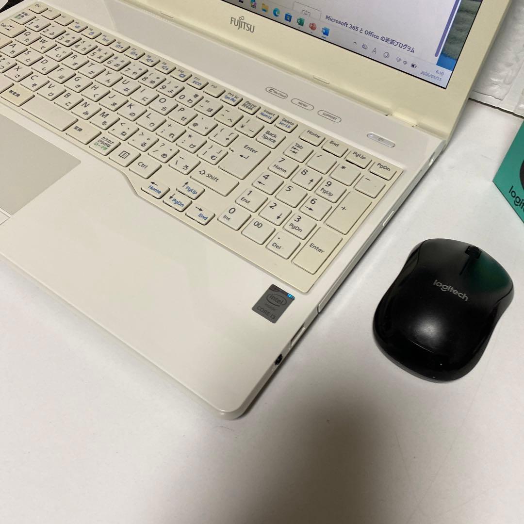 Windows11 オフィス付き Webカメラ サクサク起動 富士通ノートPC