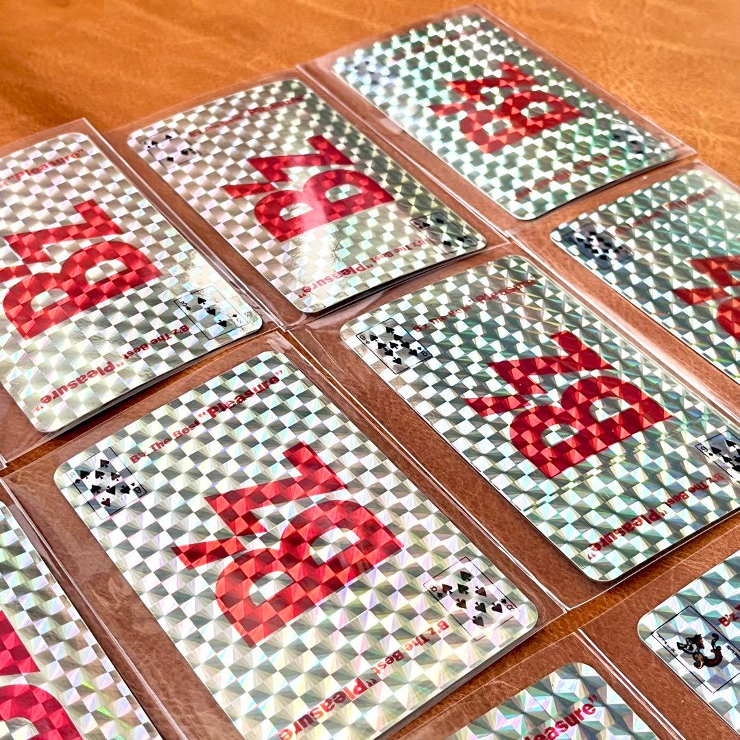 B'z トランプ 14枚セット ホログラム Pleasure 特典品 コンプ